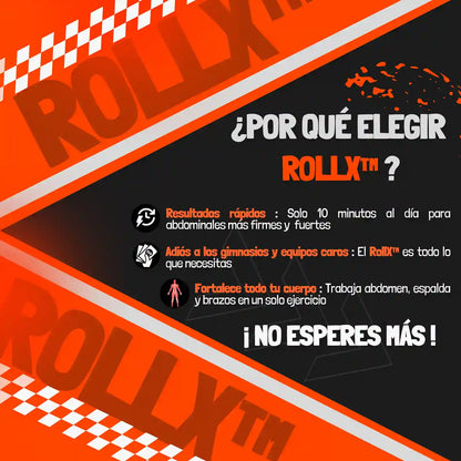 RollX™ ll Rueda Abdominal PRO + Apoya rodillas