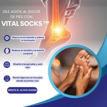 Vital Socks ™ ll Libera el Estrés y la Tensión
