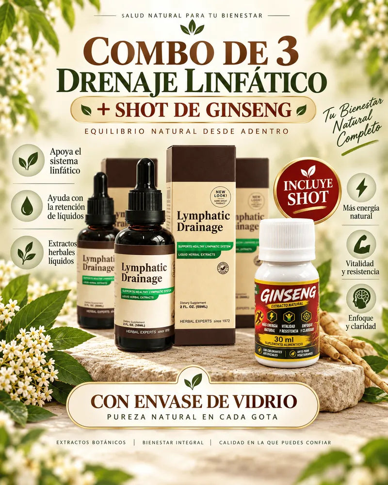 Drenaje Linfatico 60ml X3 Shot